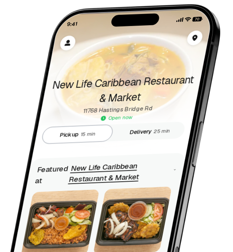 New Life Caribbean Restaurant & Market app preview