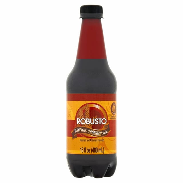 Robusto Energy Drinks.